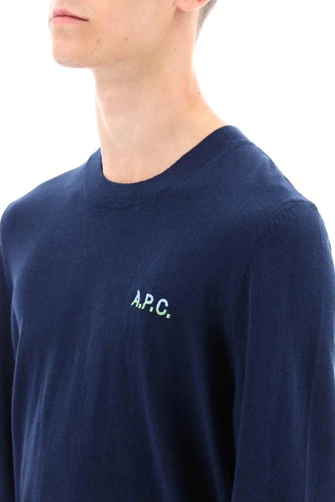 商品A.P.C.|crew-neck cotton sweater,价格¥708,第4张图片详细描述