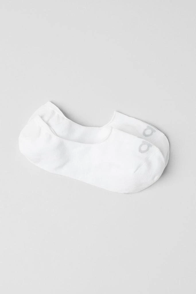 商品Alo|Unisex Conceal Sock - White/Dove Grey,价格¥136,第1张图片