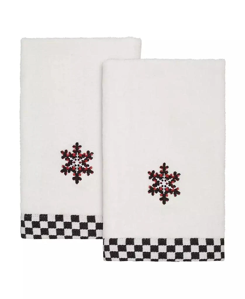 商品Avanti|Tis the Season Holiday Plaid Fingertip Towel Set, 18" x 12",价格¥114,第1张图片