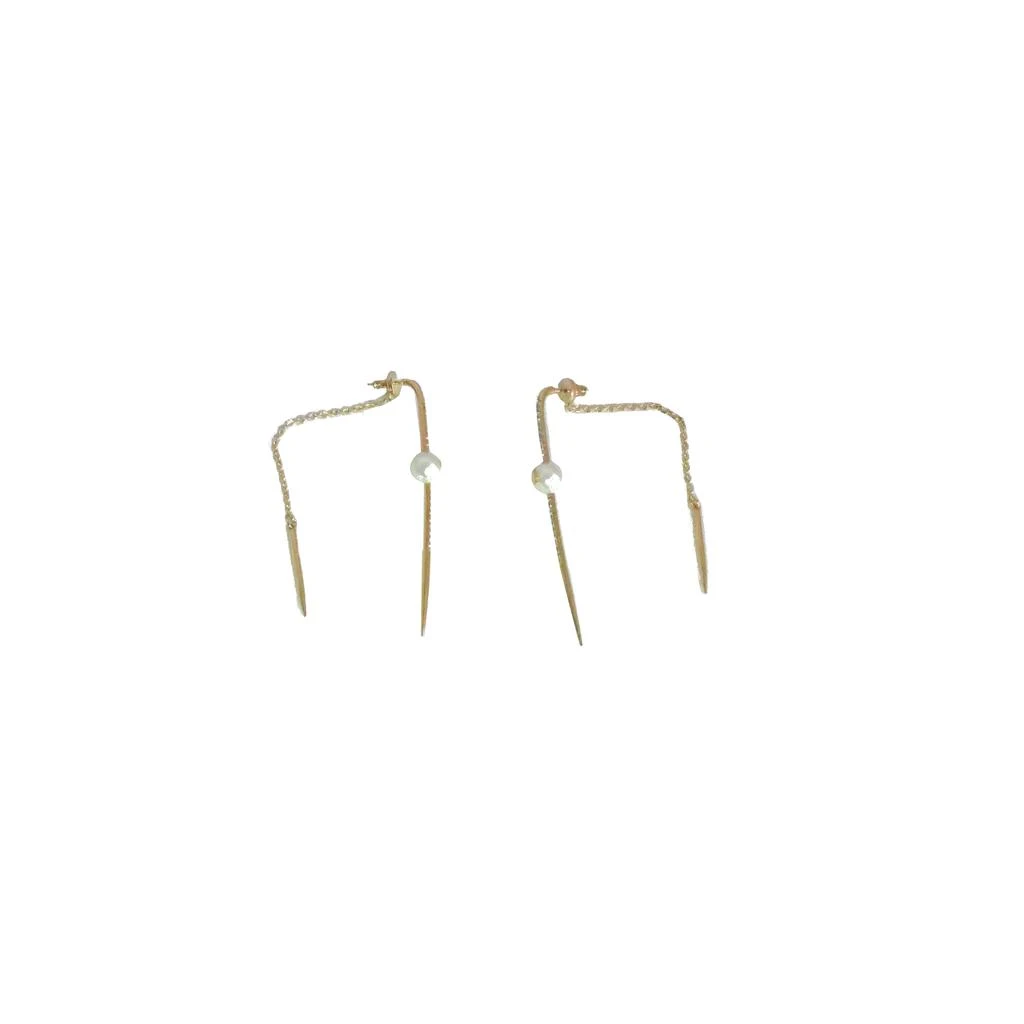 商品Dior|Dior Needle Earring With pearls,价格¥4431,第1张图片