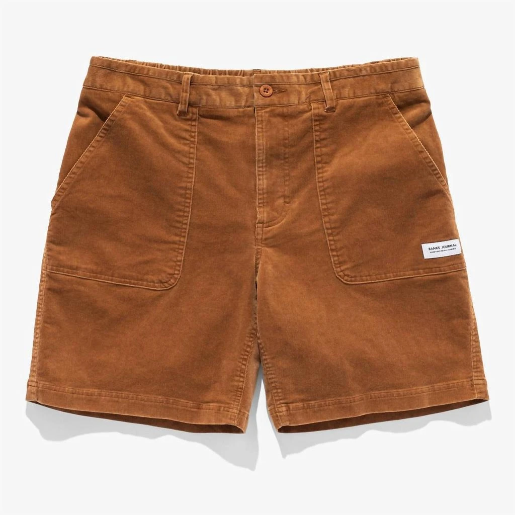 商品Banks Journal|Big Bear Walkshort In Toffee,价格¥520,第3张图片详细描述