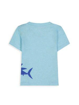 商品Andy & Evan|Baby Boy's Surfing Graphic Tee & Ombre Shorts Set,价格¥129,第3张图片详细描述