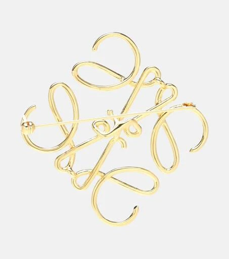 商品Loewe|Anagram镀金胸针,价格¥3236,第2张图片详细描述