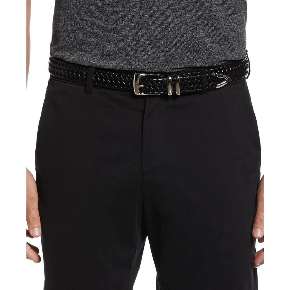 商品Perry Ellis|Men's Leather Braided Belt男士真皮腰带（1条装）,价格¥218,第2张图片详细描述