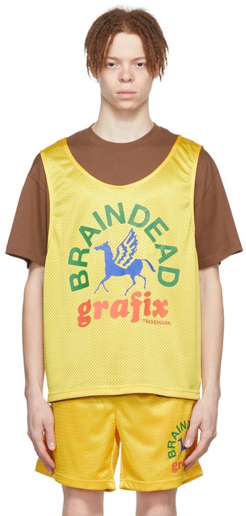 商品Brain Dead|Brown Cotton T-Shirt,价格¥626,第1张图片
