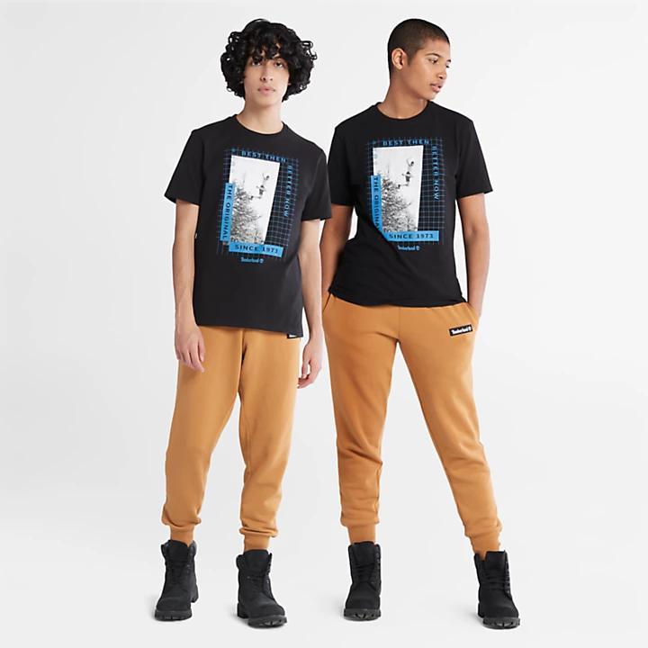 商品Timberland|All Gender Heavyweight Front-Graphic T-Shirt in Black,价格¥415,第5张图片详细描述