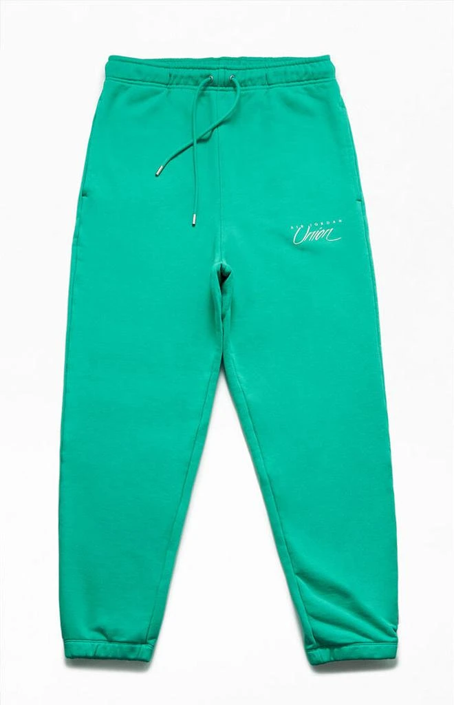 商品Jordan|x Union Green Fleece Sweatpants,价格¥768,第1张图片