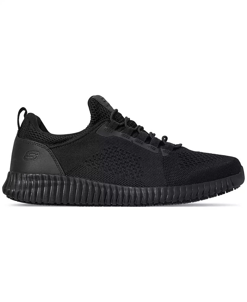 商品SKECHERS|Men's Work Relaxed Fit Cessnock Slip-Resistant Work Athletic Sneakers from Finish Line,价格¥584,第2张图片详细描述