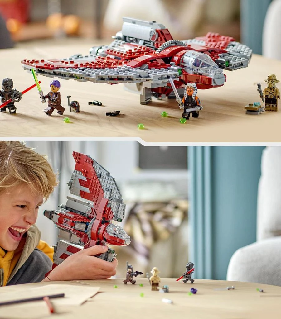 商品LEGO|Star Wars Ahsoka Tano's T-6 Jedi Shuttle 75362,价格¥693,第2张图片详细描述