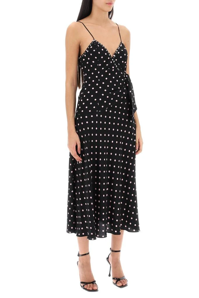 商品Alessandra Rich|polka dot slip dress with studs and rhinestones,价格¥3327,第2张图片详细描述