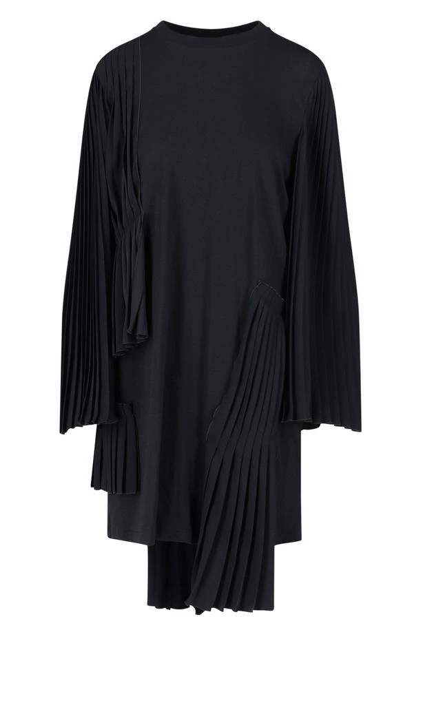 商品MAISON MARGIELA|MM6 Maison Margiela Pleat Detailed Crewneck Dress,价格¥3803,第1张图片