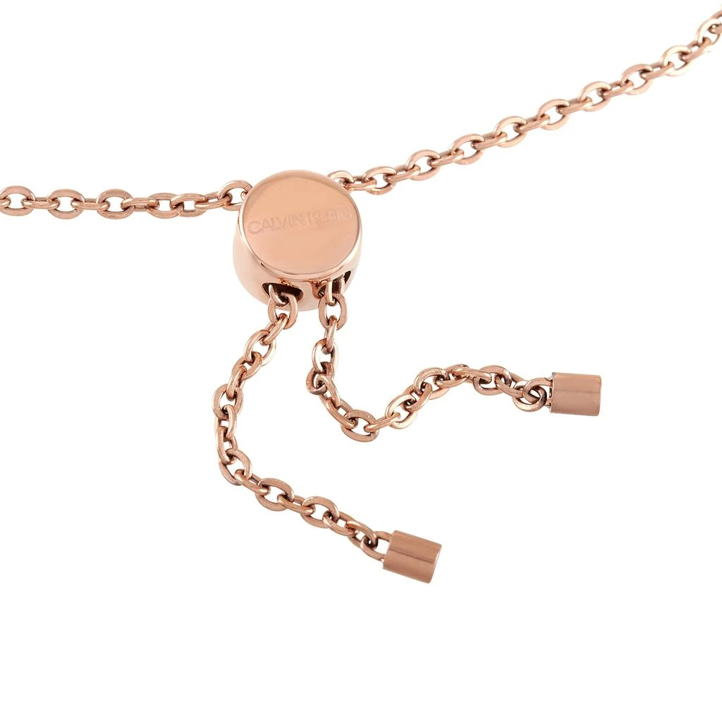 商品Calvin Klein|Brilliant Rose Gold PVD-Plated Stainless Steel White Crystal Necklace,价格¥190,第3张图片详细描述