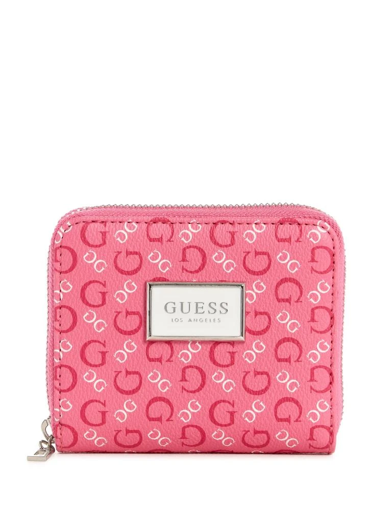 商品Guess Factory|Abree Saffiano Zip Wallet,价格¥194,第4张图片详细描述