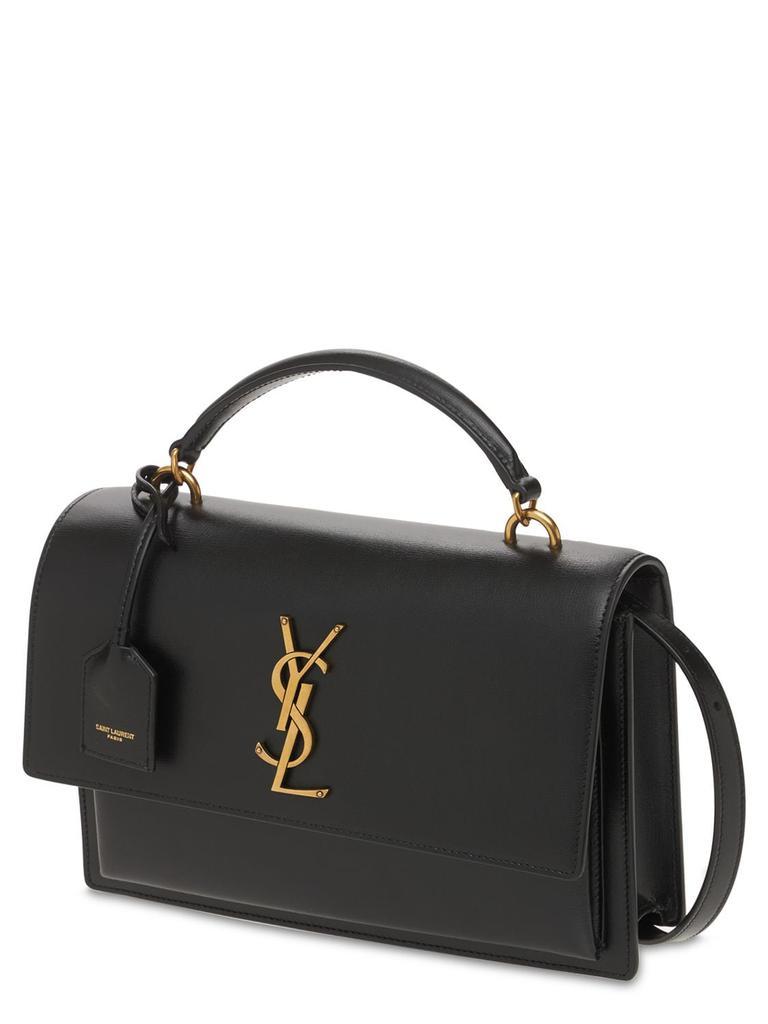商品Yves Saint Laurent|Medium Sunset Leather Satchel Bag,价格¥19060,第6张图片详细描述