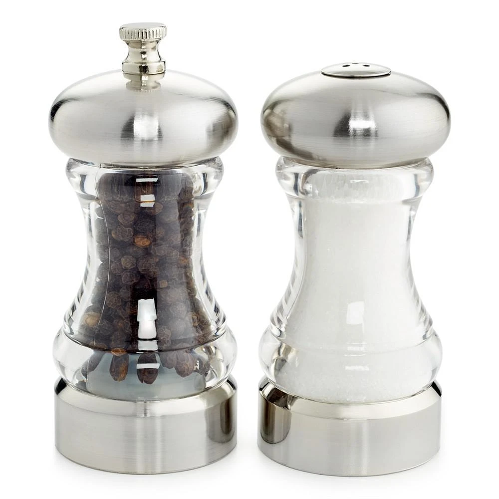 商品Martha Stewart Collection|Acrylic 2-Pc. Salt Shaker & Pepper Mill Set, Created for Macy's,价格¥126,第1张图片