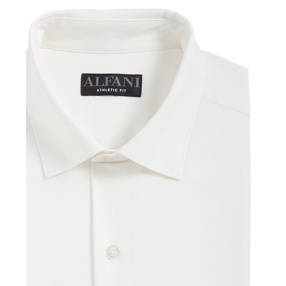 商品Alfani|Men's Regular Fit Travel Ready Knit Solid Dress Shirt, Created for Macy's,价格¥485,第7张图片详细描述