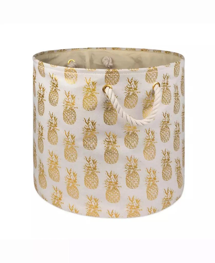 商品Design Imports|Design Import Storage Bin Pineapple, Round,价格¥283,第1张图片