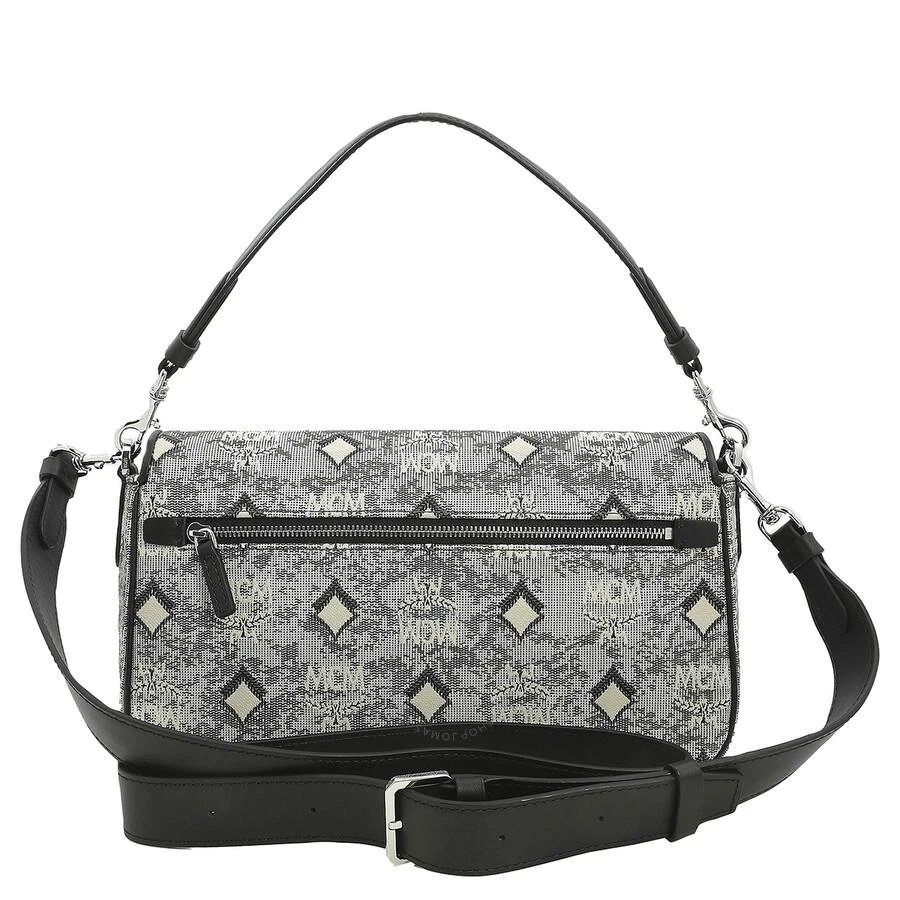 商品MCM|Ladies Grey Crossbody Bag in Vintage Jacquard Monogram,价格¥4395,第3张图片详细描述