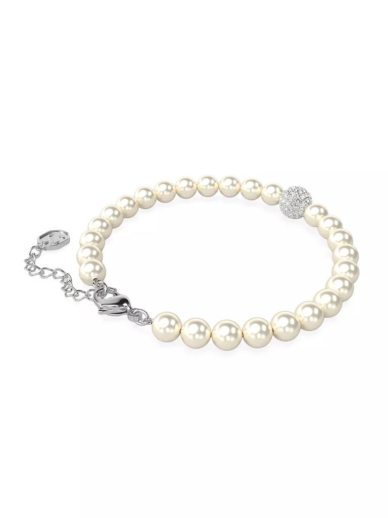 商品Swarovski|Remix Rhodium-Plated & Crystal Strand Bracelet,价格¥1265,第4张图片详细描述