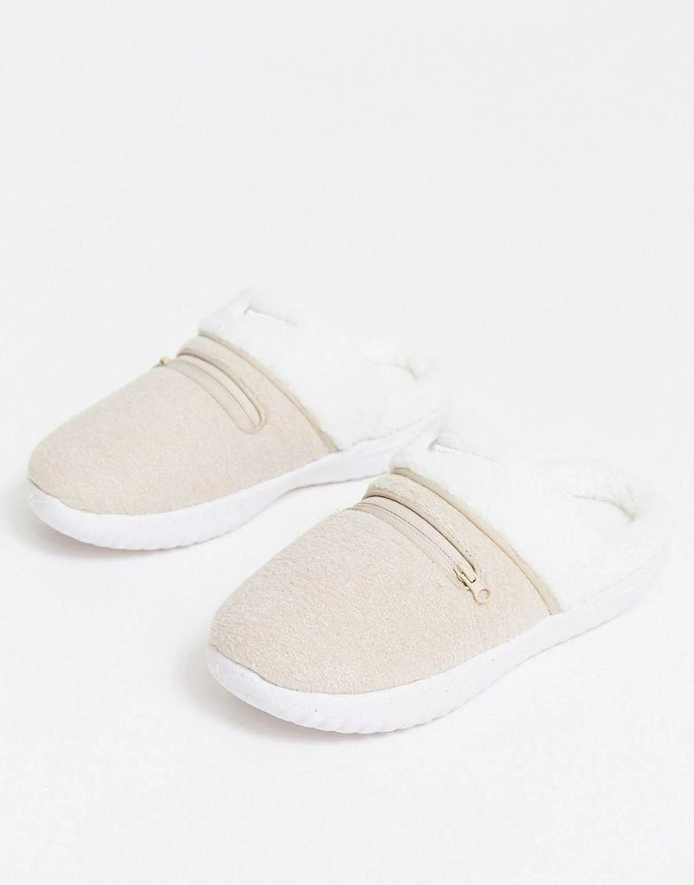 商品NIKE|Nike Burrow borg slippers in sanddrift beige,价格¥324,第4张图片详细描述