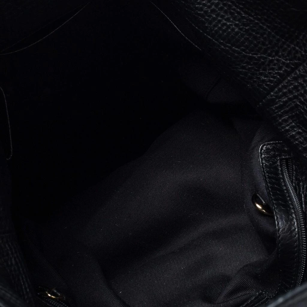 Bvlgari Black Textured Leather Leoni Shoulder Bag 商品