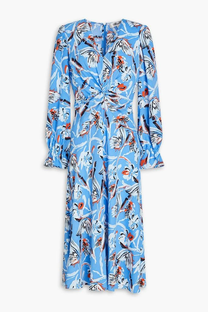 商品Diane von Furstenberg|Anaba twisted floral-print crepe midi dress,价格¥1606,第1张图片