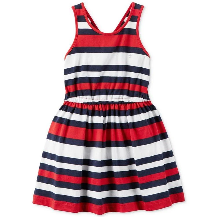 商品Carter's|Stripe Cotton Sundress, Toddler Girls (2T-4T),价格¥75,第2张图片详细描述