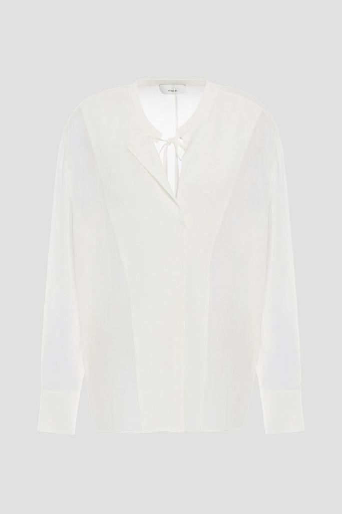 Silk crepe de chine blouse商品第1张图片规格展示
