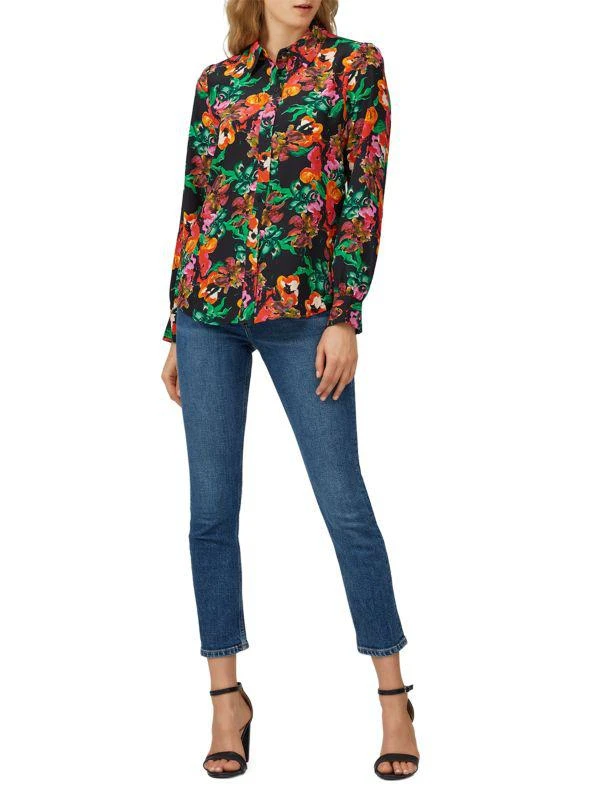 商品[二手商品] Diane von Furstenberg|Floral Silk Shirt,价格¥344,第3张图片详细描述