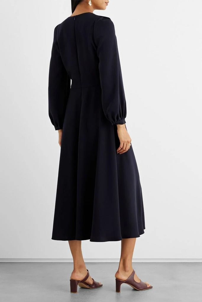 商品IRIS & INK|Camille pleated crepe midi dress,价格¥736,第3张图片详细描述