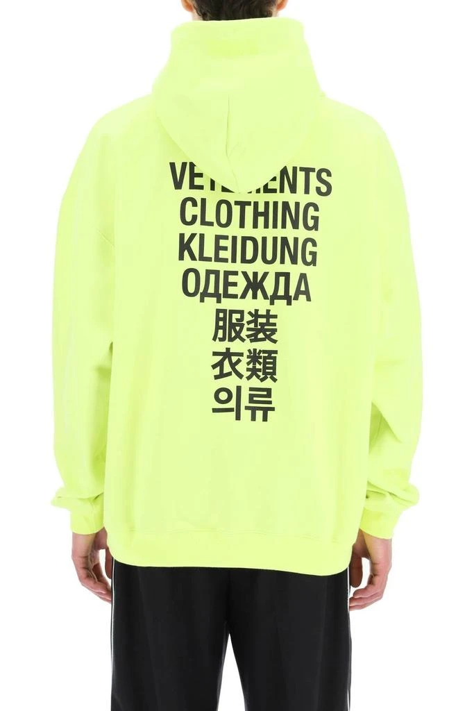 商品Vetements|Vetements Logo Printed Hoodie,价格¥2991,第3张图片详细描述