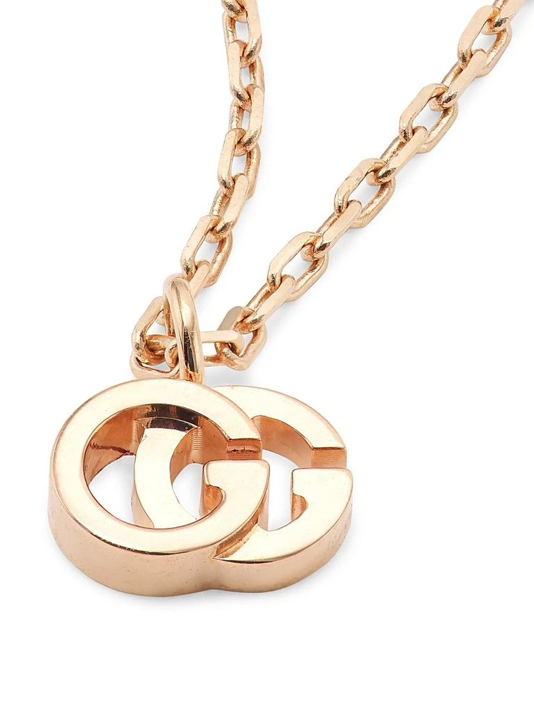 商品Gucci|Running G 18K Rose Gold Pendant Necklace,价格¥8921,第4张图片详细描述