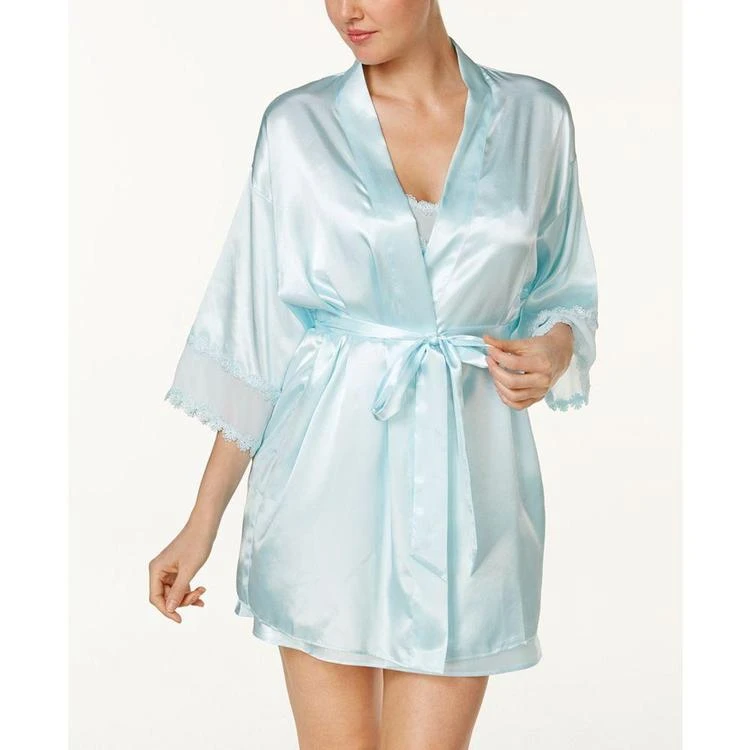 商品Flora Nikrooz|Vivian Lace-Trimmed Wrap Robe,价格¥243,第4张图片详细描述