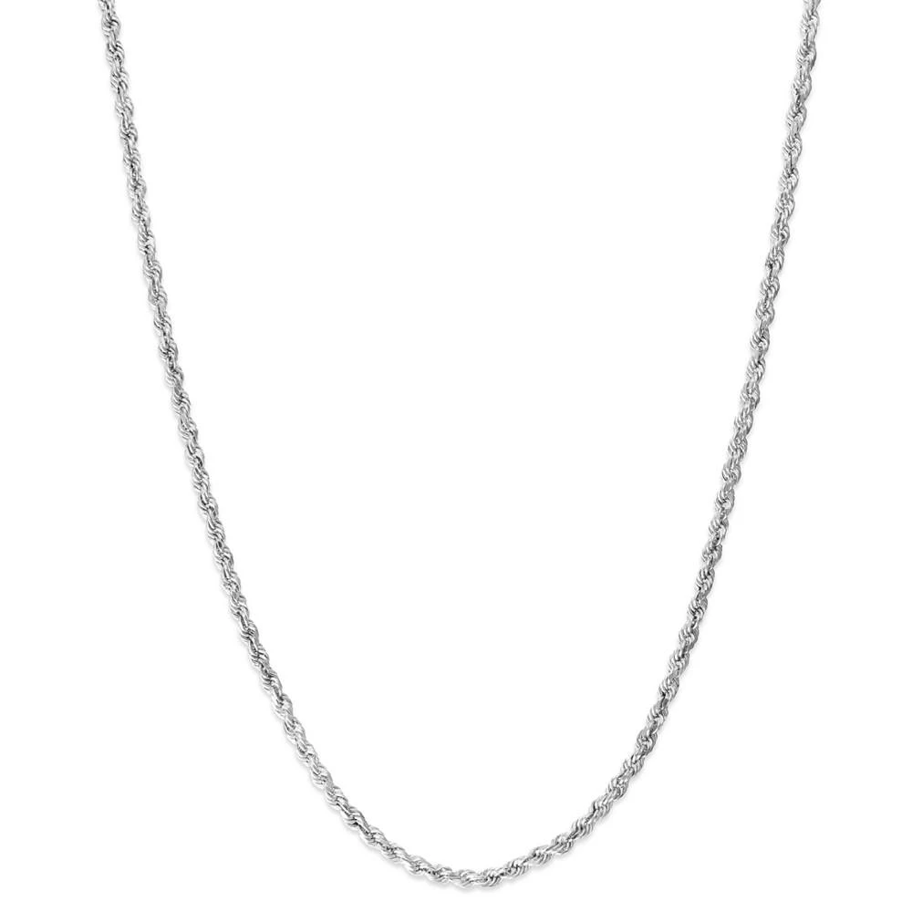 商品Macy's|Rope Chain 18" Necklace (1-3/4mm) in 14k White Gold,价格¥2047,第1张图片