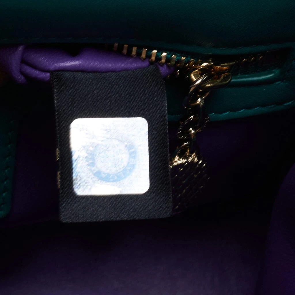 Bvlgari Green Quilted Leather Small Serpenti Cabochon Crossbody Bag 商品