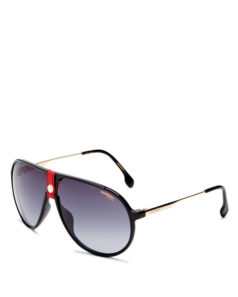 Brow Bar Aviator Sunglasses, 59mm商品第3张图片规格展示