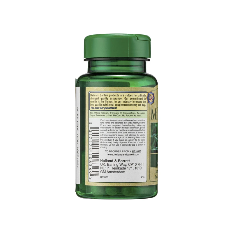 商品[国内直发] Holland Barrett|Holland & Barrett护肝乳蓟草 30个,价格¥186,第4张图片详细描述