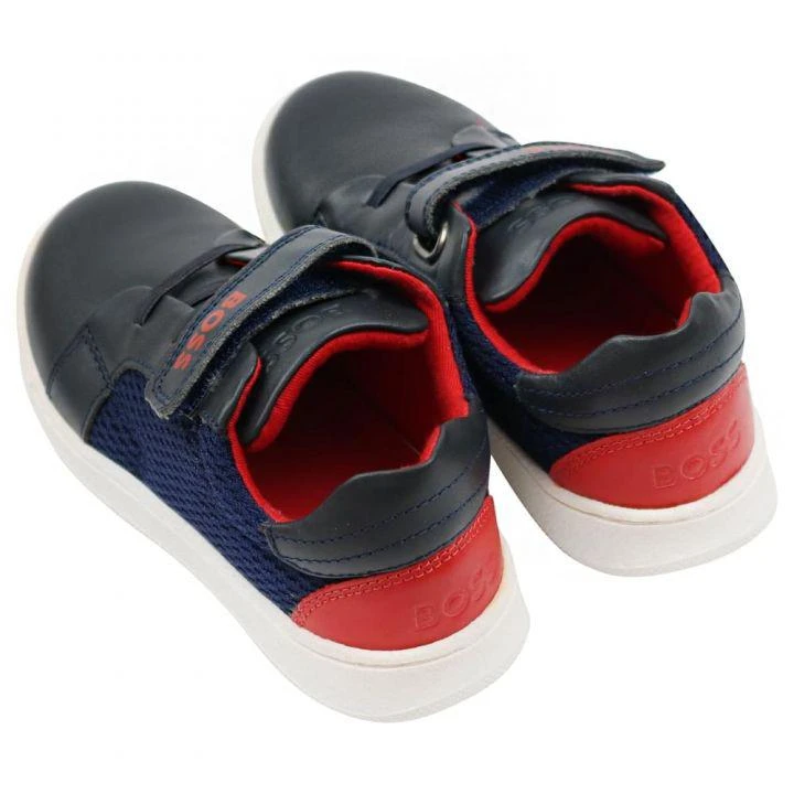 商品Hugo Boss|Baby Navy Velcro Trainers,价格¥331,第3张图片详细描述