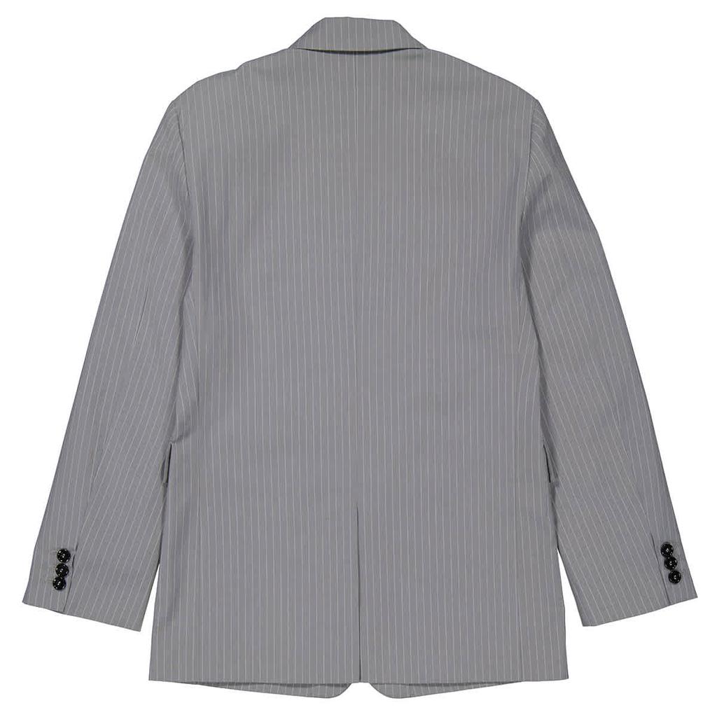 Ladies Grey Pinstripe Tailored Blazer商品第2张图片规格展示