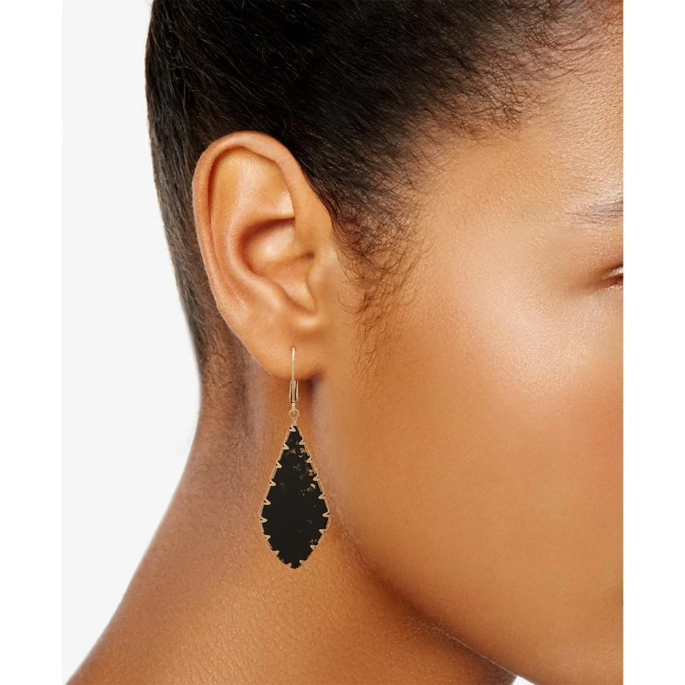 商品Lonna & Lilly|Gold-Tone Flat Color Stone Drop Earrings,价格¥194,第2张图片详细描述