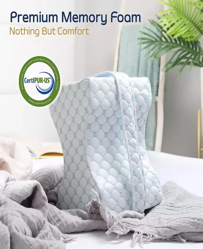 商品Nestl|Memory Foam Knee Spine Alignment Pillow,价格¥142,第3张图片详细描述