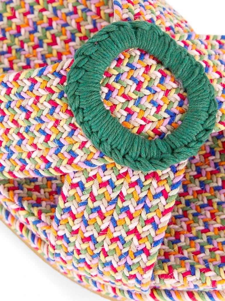 Zuchi Braided-Cord Raffia Slide Sandals 商品
