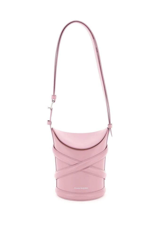 商品Alexander McQueen|THE CURVE SMALL BUCKET BAG,价格¥3706,第1张图片