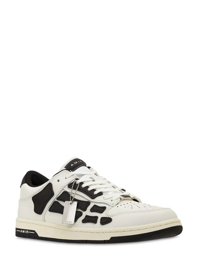 商品AMIRI|Skel Bones Low Top Leather Sneakers,价格¥4513,第2张图片详细描述