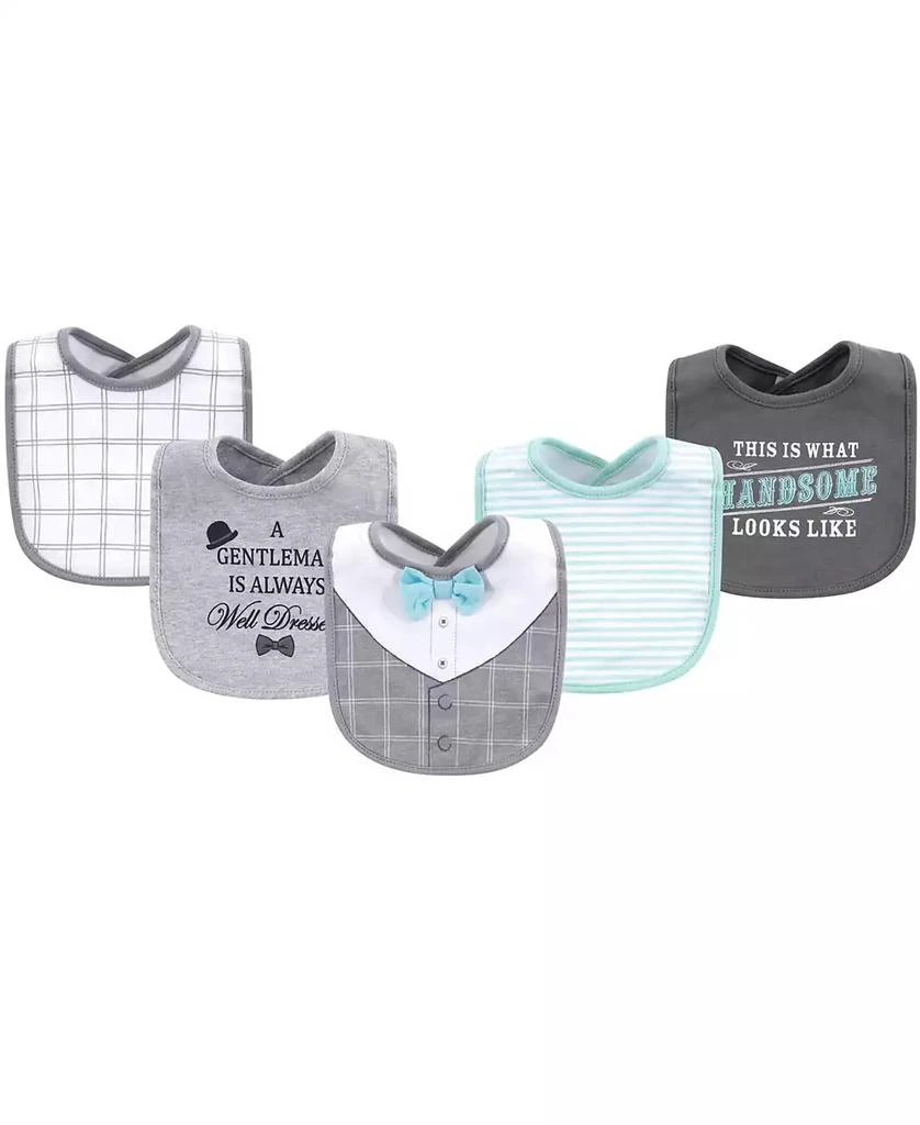 商品Little Treasure|Cotton Drooler Bibs, 5 Pack,价格¥116,第1张图片