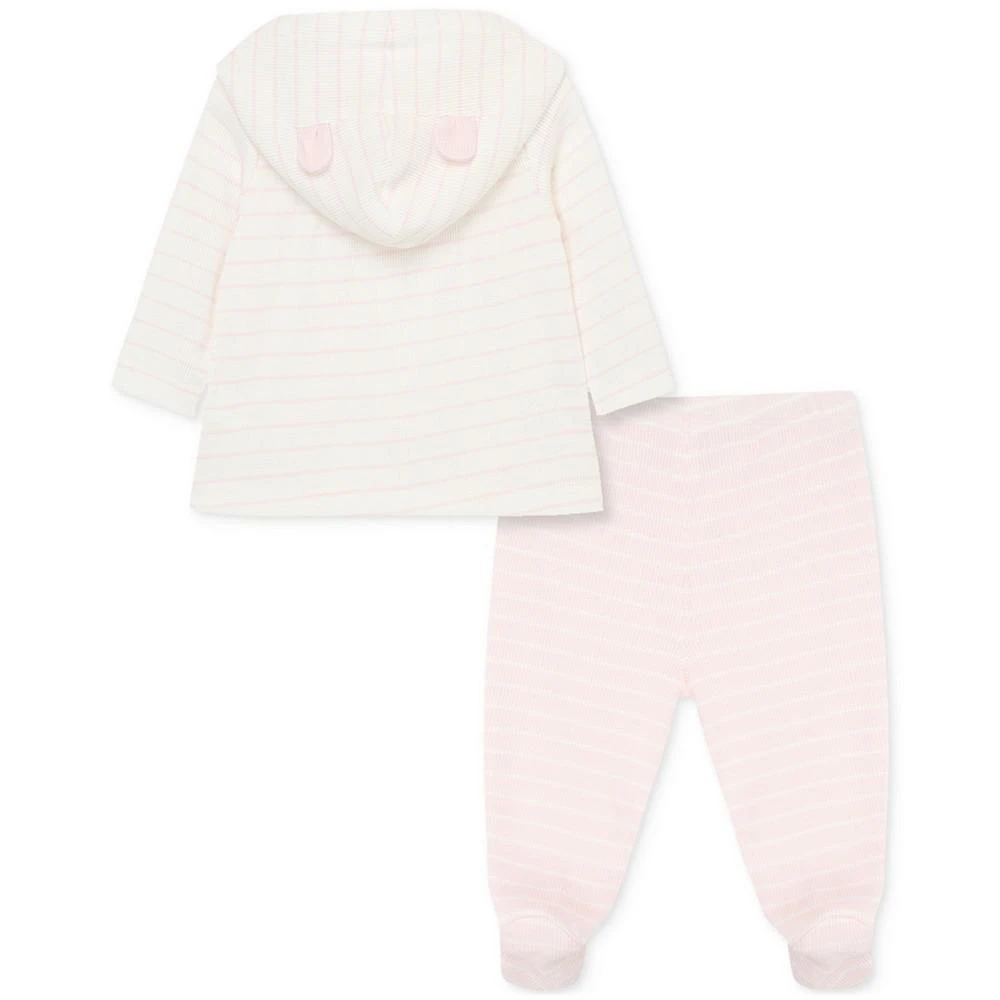 商品Little Me|Baby Girls 2-Pc. Charms Striped Cardigan Set,价格¥179,第2张图片详细描述