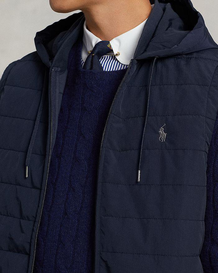 商品Ralph Lauren|Hooded Mixed Media Vest,价格¥1408,第7张图片详细描述