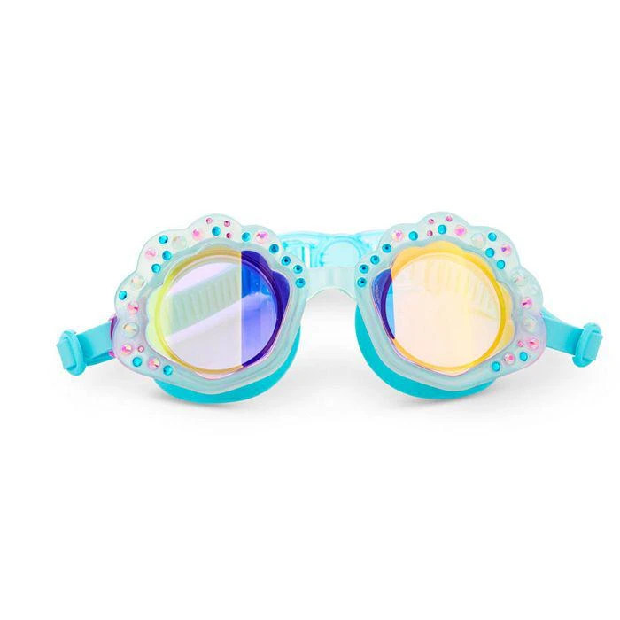 商品Bling2o|Girls' Turquoise Tides Shell Swim Goggles - Ages 2-7,价格¥181,第1张图片