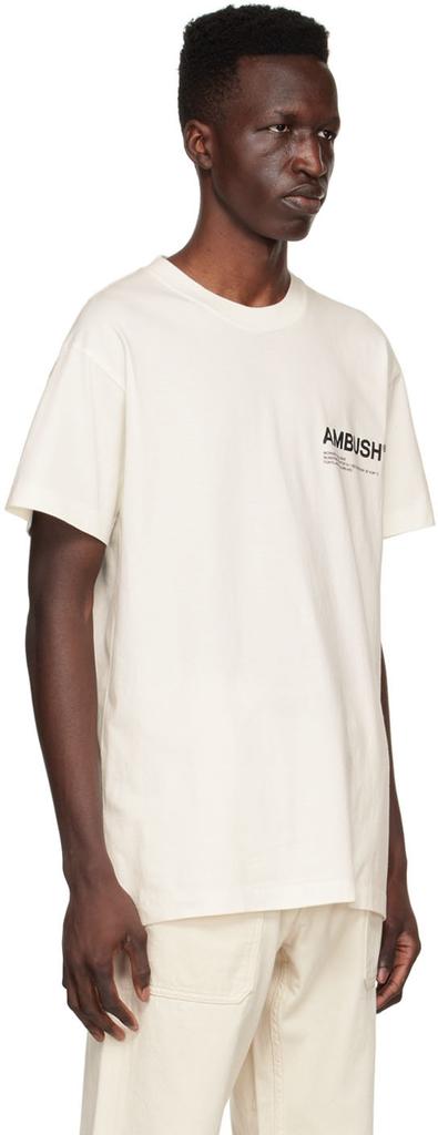 Off-White Cotton T-Shirt商品第2张图片规格展示