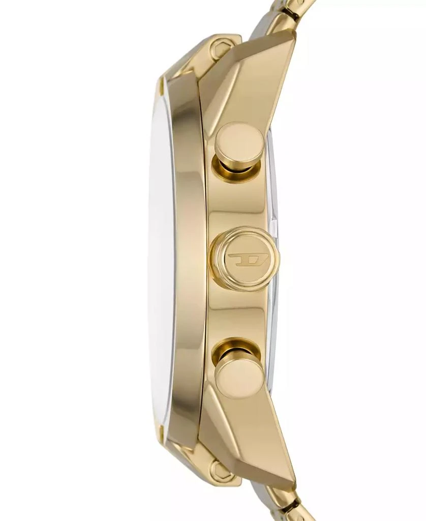 商品Diesel|Men's Chronograph Split Gold-Tone Stainless Steel Bracelet Watch 51mm,价格¥1042,第2张图片详细描述